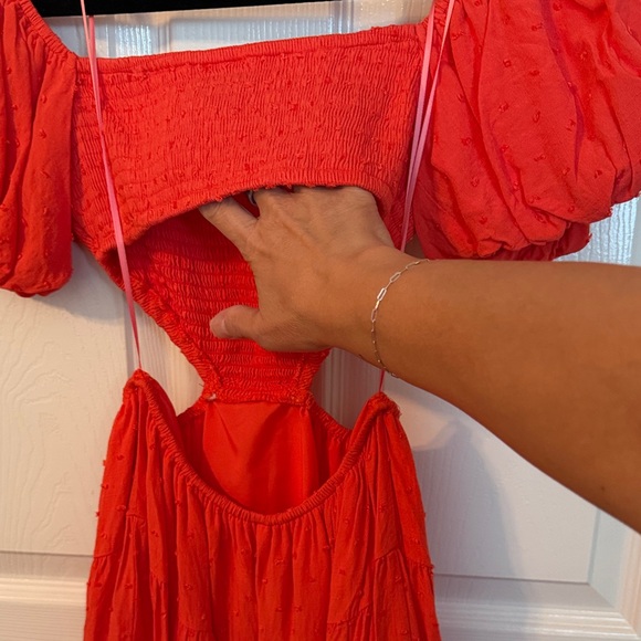 Trendy Boutique Orange Mini Dress - Picture 5 of 7